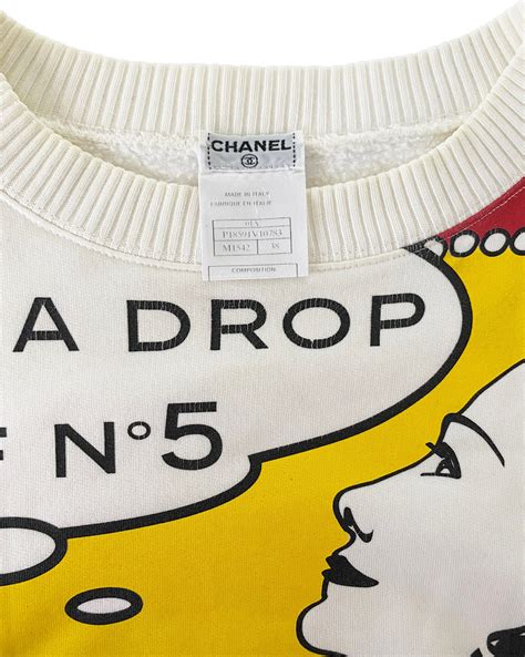 chanel no 5 sweatshirt|chanel shirt clearance.